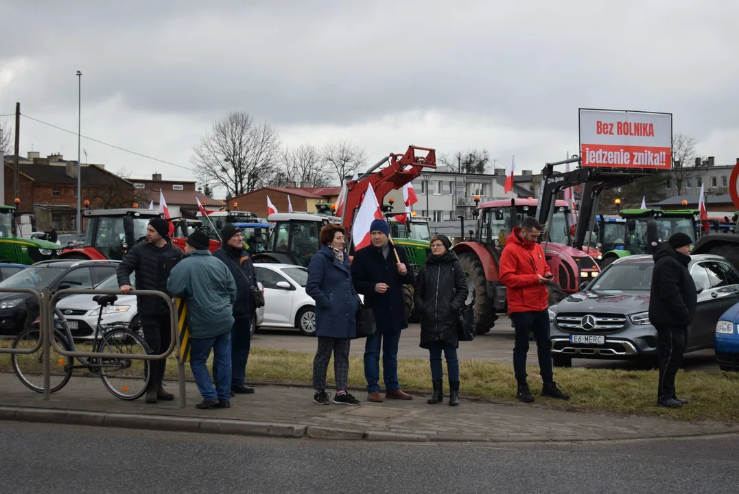 Protest rolników w Łódzkiem