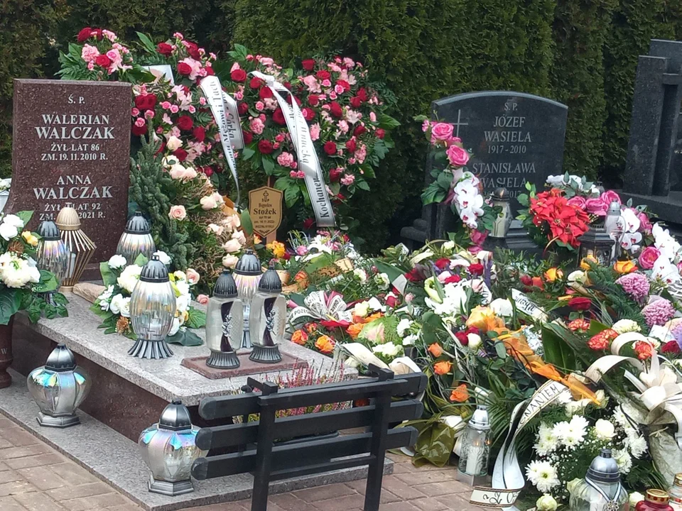 Pogrzeb Bogusława Stożka na cmentarzu w Zgierzu