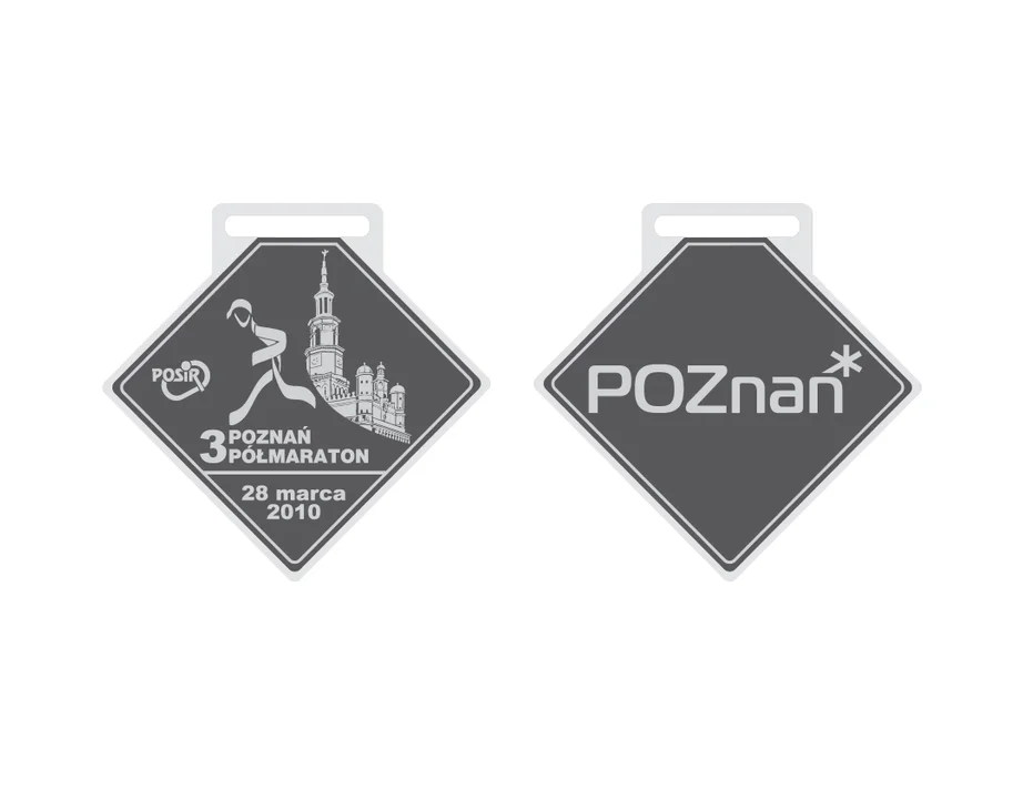 2010 - 3. Poznań Półmaraton - Herb zastąpiono nowym logotypem Miasta Poznań