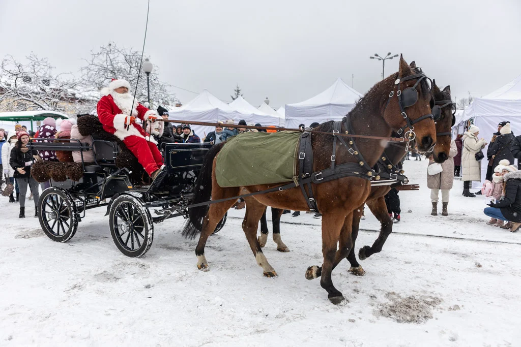 Święty Mikołaj zawitał do Zelowa. Aż 80 wystawców na Jarmarku Świątecznym [FOTO] - Zdjęcie główne