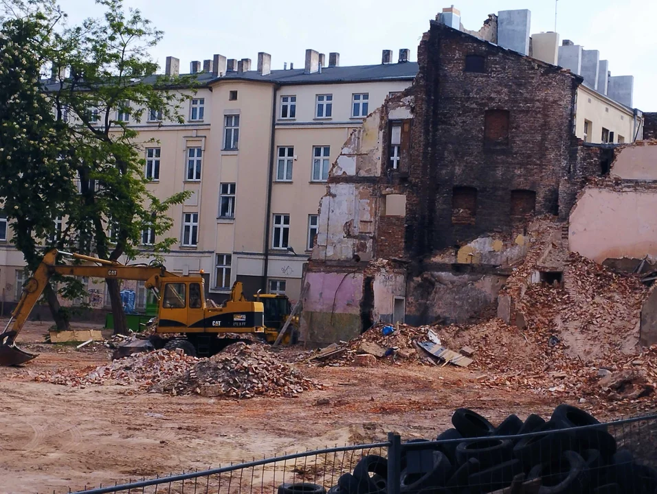 Ruiny przy Zachodniej w Łodzi