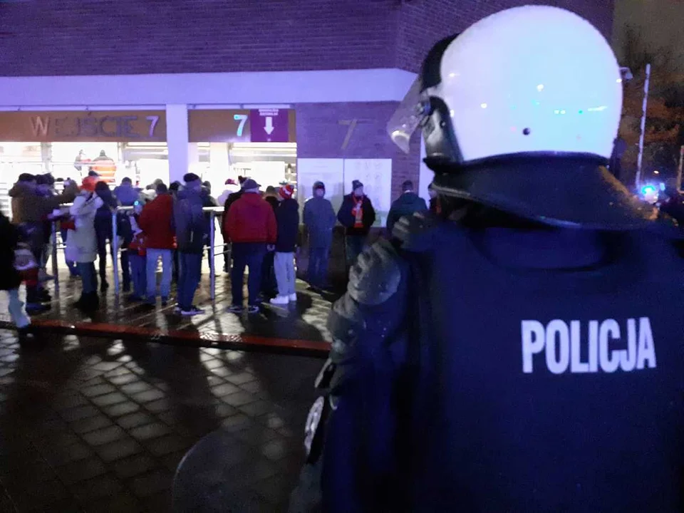Zamieszki przed meczem Widzew Łódź - Śląsk Wrocław