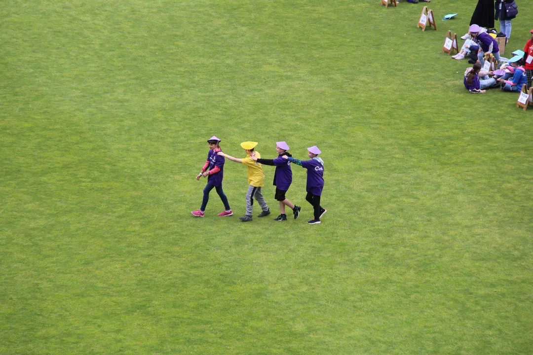 Flash mob na stadionie ŁKS Łódź im. Władysława Króla