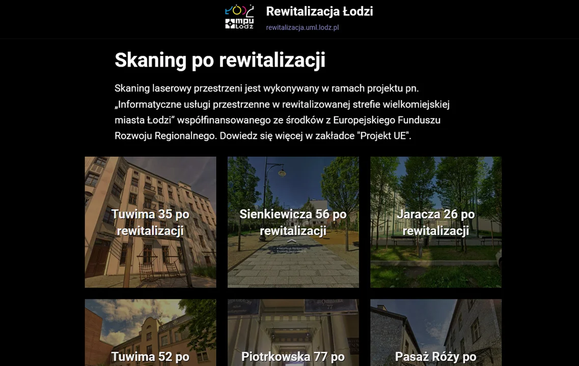 Wirtualne spacery po Łodzi