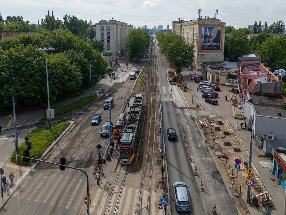 Trwa remont ulicy Zachodniej w Łodzi
