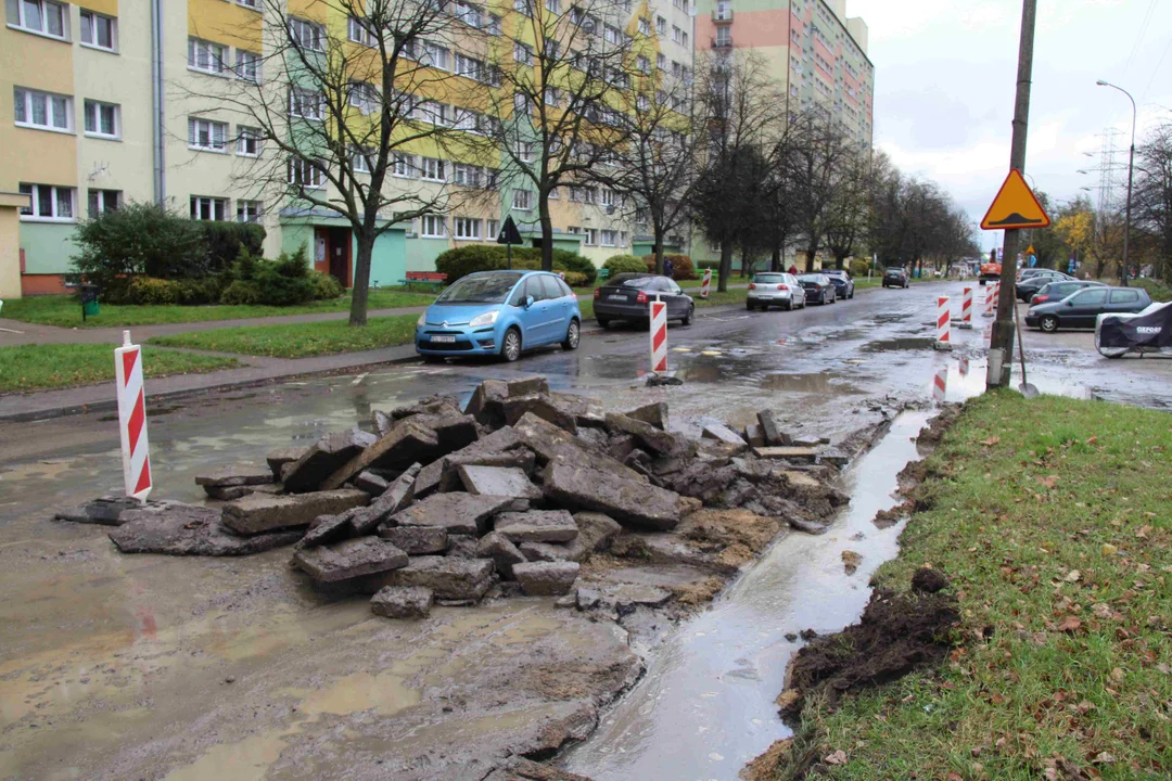 Ruszył remont ul. Inowrocławskiej w Łodzi