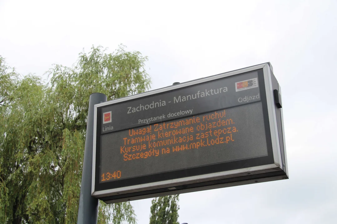 Wykolejenie tramwaju MPK Łódź na Zachodniej