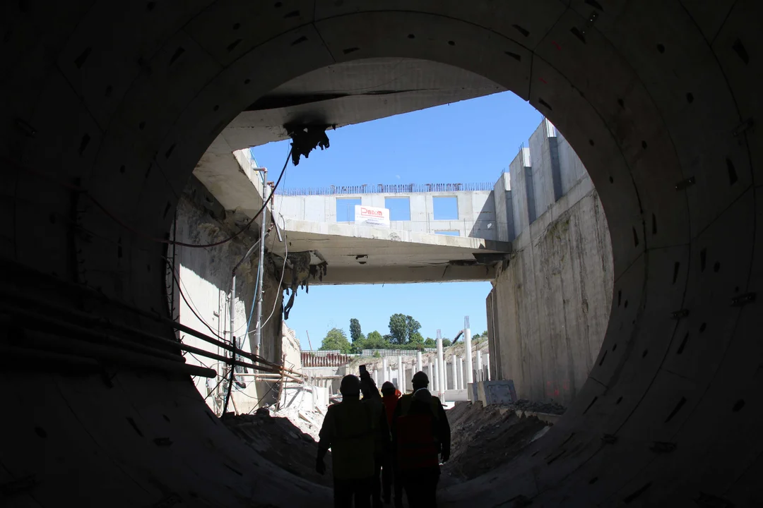 Trwa budowa tunelu kolejowego pod Łodzią - odcinek do przystanku Łódź Koziny