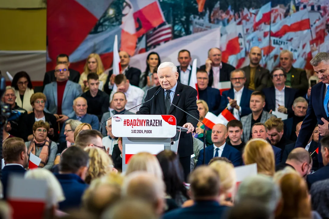 Jarosław Kaczyński w Płocku. Mówił o sytuacji w Polsce, Orlenie i końcu rządów Andrzeja Nowakowskiego [ZDJĘCIA, FILM] - Zdjęcie główne