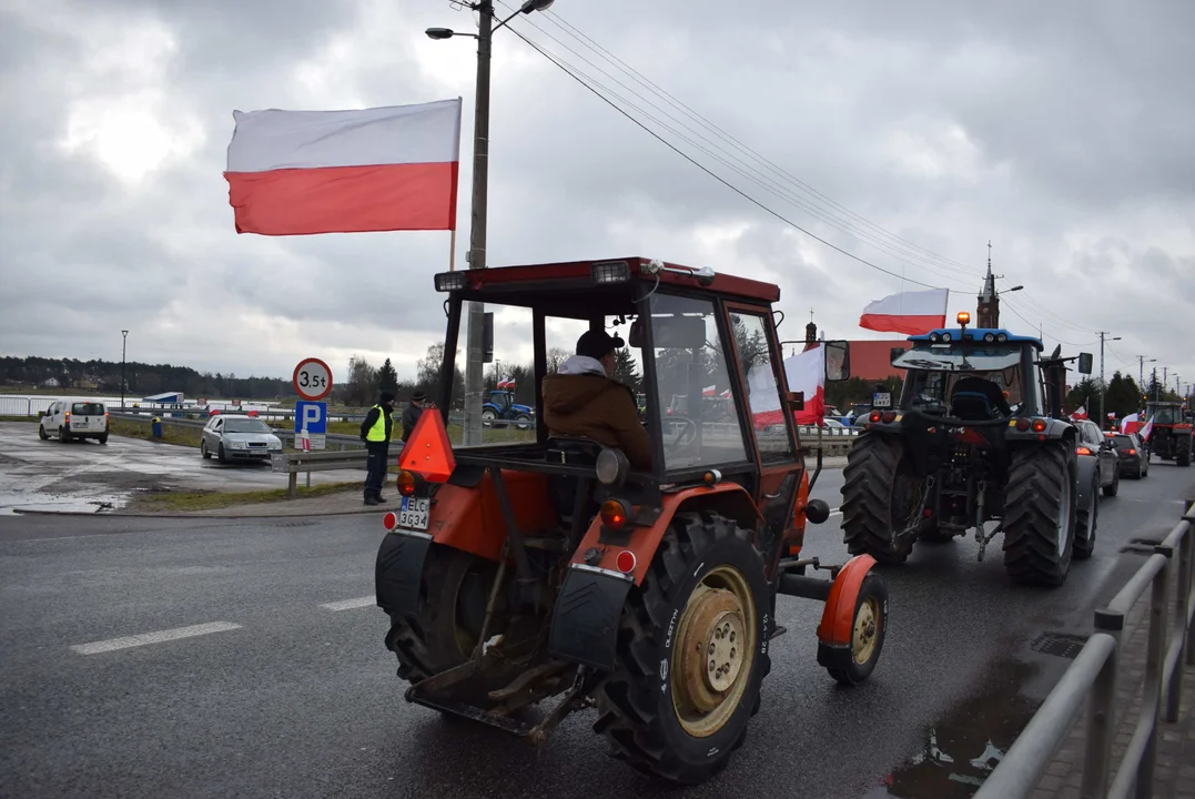 Protest rolników w Łódzkiem