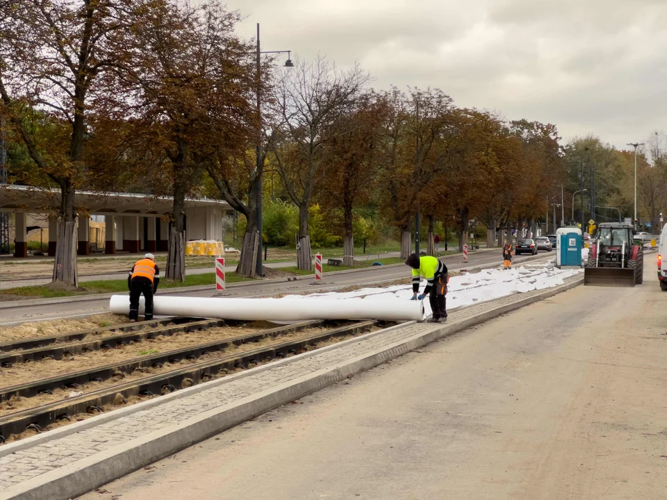 Trwa budowa Bulwarów Północnych w Łodzi