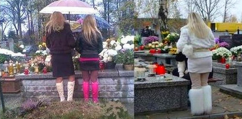 W mini na cmentarz, czyli: jak nie ubierać się 1 listopada - Zdjęcie główne