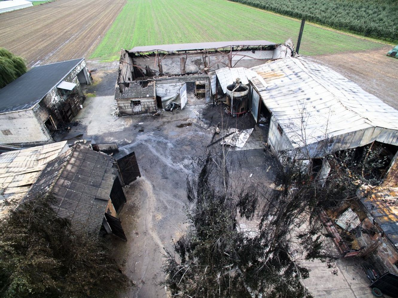 Gigantyczny pożar na wsi, spłonęła część gospodarstwa. "Ta tragedia nami wstrząsnęła" [ZDJĘCIA] - Zdjęcie główne