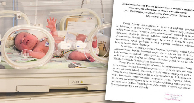 Oświadczenie Zarządu Powiatu w sprawie likwidacji OCP w kutnowskim szpitalu - Zdjęcie główne