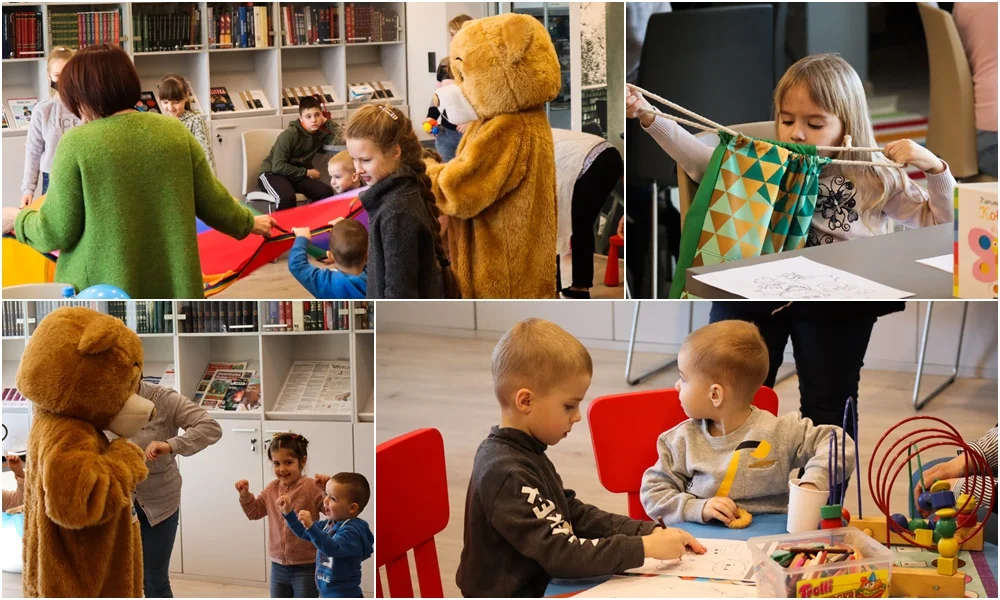 Piękne chwile w kutnowskiej bibliotece. Kolejny dzień zajęć dla dzieci z Ukrainy [ZDJĘCIA] - Zdjęcie główne