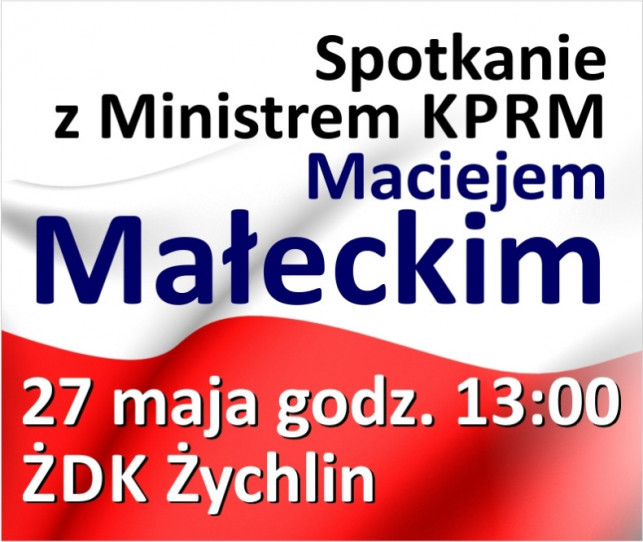 Spotkanie z Ministrem KPRM Maciejem Małeckim - Zdjęcie główne