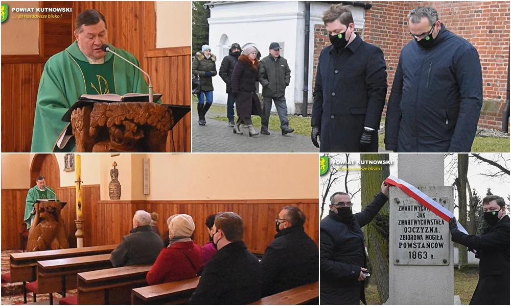 Władze powiatu kutnowskiego modliły się w intencji bohaterów Powstania Styczniowego [ZDJĘCIA] - Zdjęcie główne