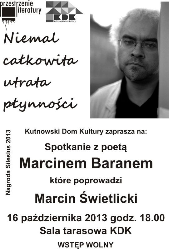 Baran i Świetlicki o poezji w KDK - Zdjęcie główne