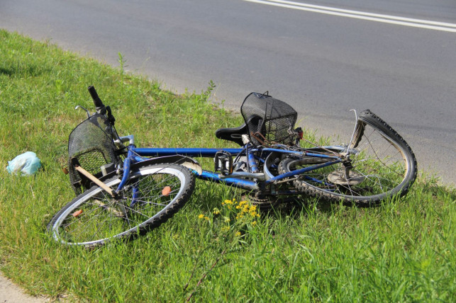 Wypadek na Wschodniej.  Potrącony rowerzysta - Zdjęcie główne
