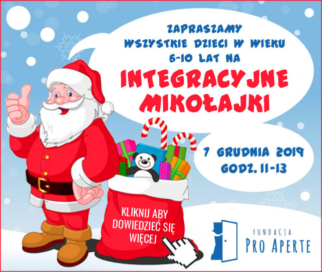 Integracyjne Mikołajki 7 grudnia 2019 - Zdjęcie główne