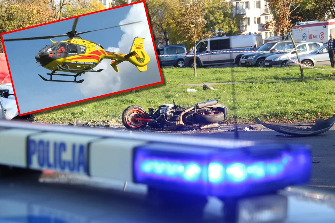 Makabryczny wypadek w Łódzkiem. Młody motocyklista zginął po zderzeniu z koniem - Zdjęcie główne