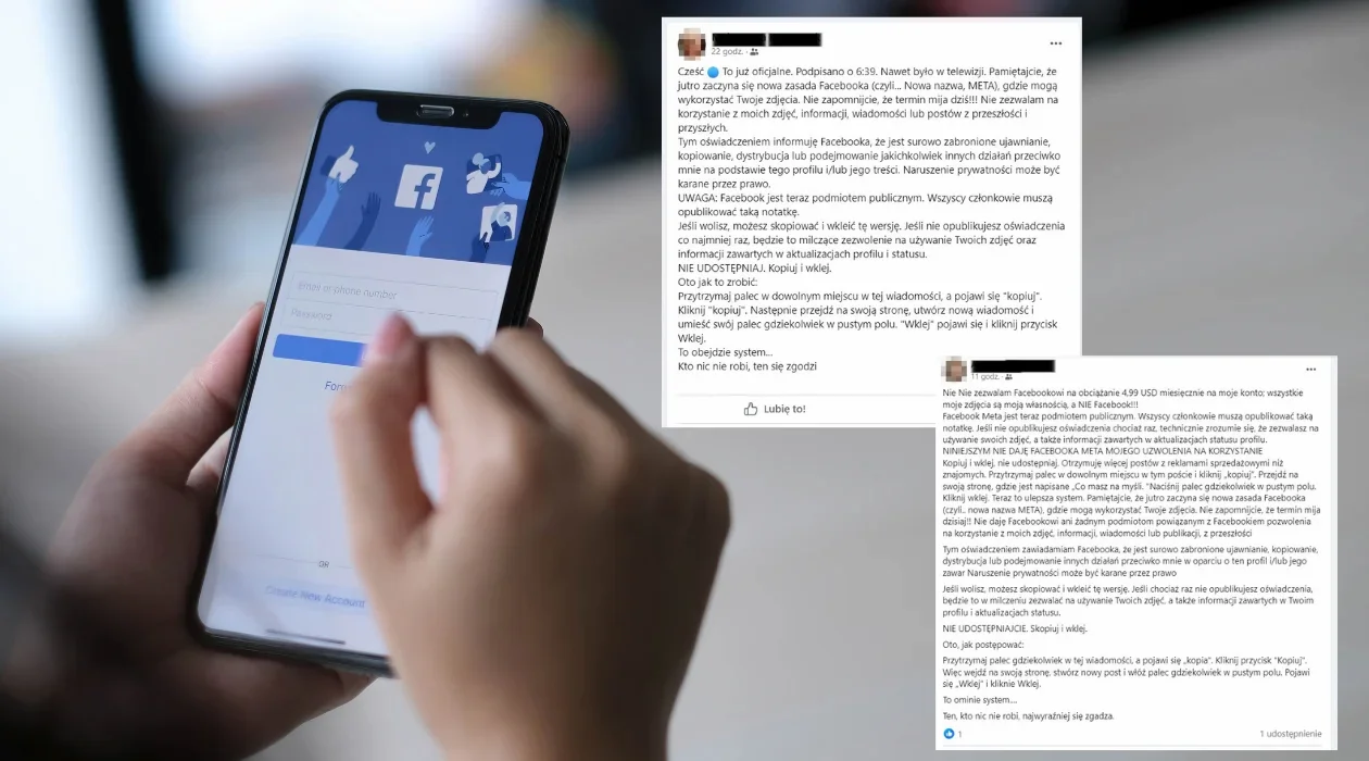 "Nie chcesz, by Facebook korzystał z twoich zdjęć? Opublikuj oświadczenie". To fake news! - Zdjęcie główne