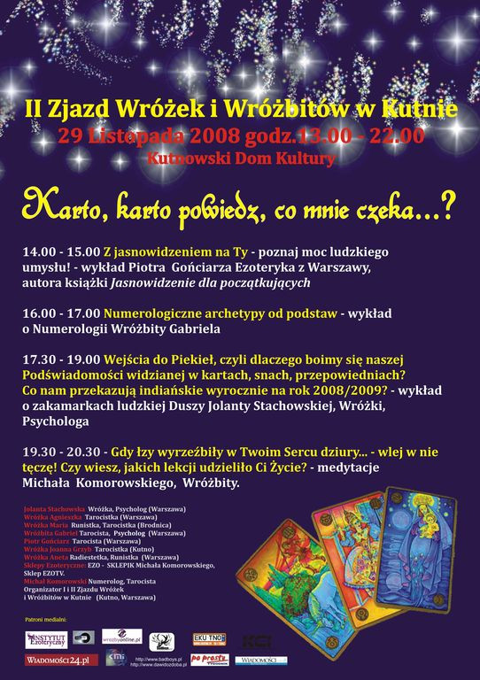 Pod patronatem KCI: II Zjazd Wróżek i Wróżbitów w Kutnie!  - Zdjęcie główne