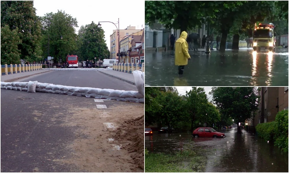 Wielka woda w Kutnie: miasto róż w obliczu kataklizmu. Pamiętacie te powodzie? [ZDJĘCIA, WIDEO] - Zdjęcie główne