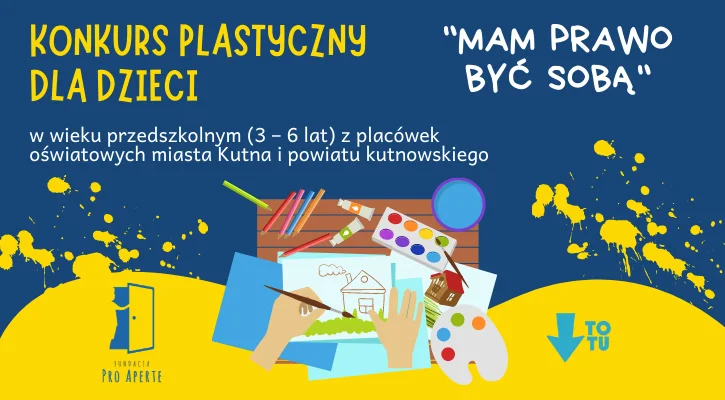 Konkurs plastyczny dla przedszkolaków „Mam prawo być sobą” - Zdjęcie główne
