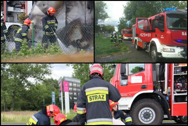 Pracowity weekend strażaków. Z wypadków w pożary - Zdjęcie główne