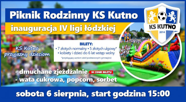 KS Kutno zaprasza na Piknik Rodzinny i inaugurację IV ligi - Zdjęcie główne