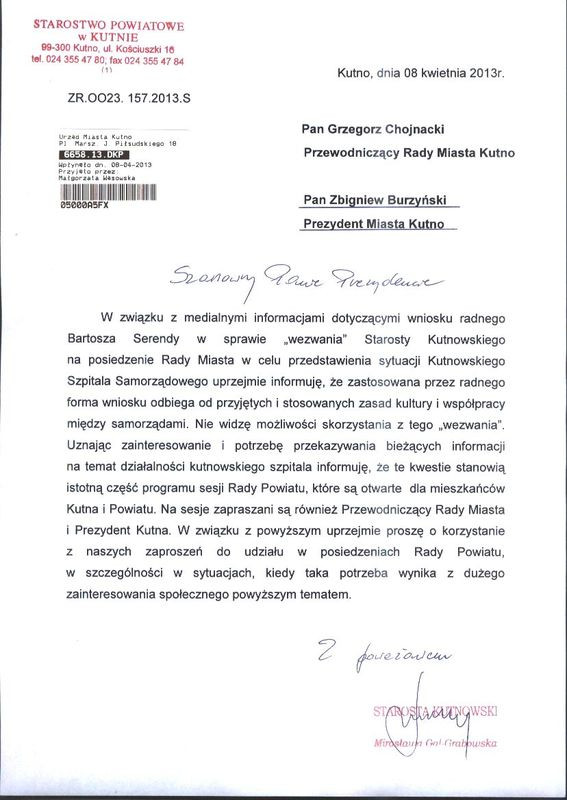 Starosta nie przyjdzie na sesję w mieście - Zdjęcie główne