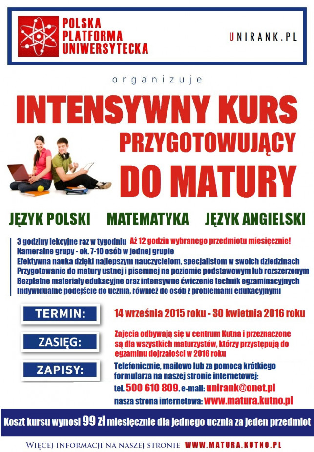 Kutnowski Kurs Maturalny - Zdjęcie główne