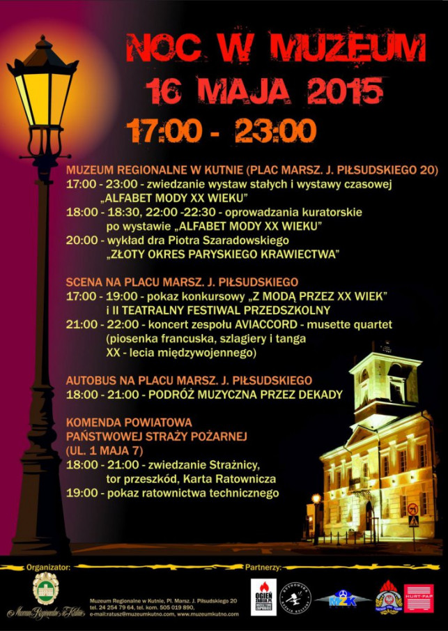 VII Kutnowska Noc w Muzeum - Zdjęcie główne