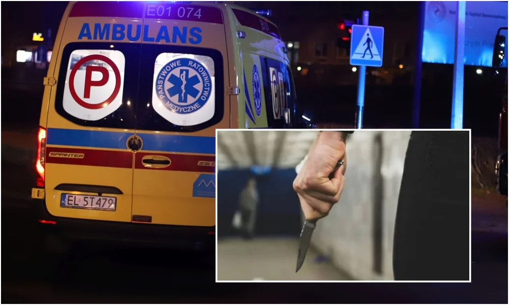 Atak nożownika w Żychlinie: ranił dwie osoby. W jakim są stanie? - Zdjęcie główne