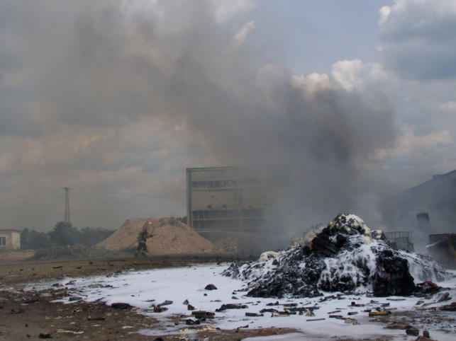Groźny pożar na Majdanach - Zdjęcie główne