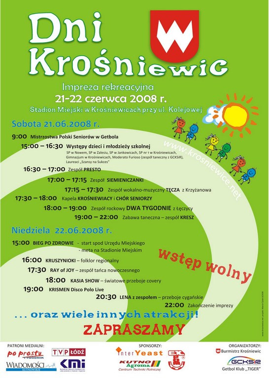 Pod patronatem KCI: Dni Krośniewic 2008 - Zdjęcie główne