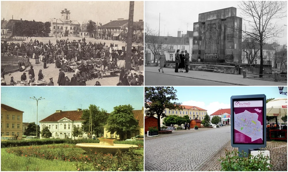 Kutno dawniej i dziś: jak zmieniał się Plac Piłsudskiego? [ZDJĘCIA] - Zdjęcie główne