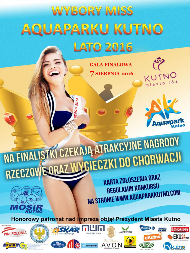 Wybory Miss Aquaparku Kutno Lato 2016 - Zdjęcie główne