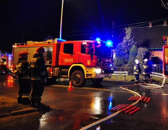 Pożar na Raszewskiej - w kominie zapaliła się sadza - Zdjęcie główne