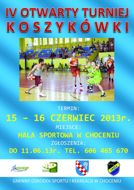 Turniej koszykówki w Choceniu - Zdjęcie główne