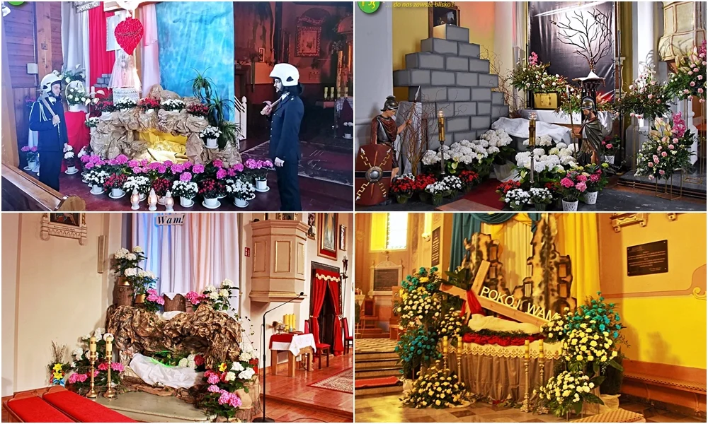 Wierni czekają za zmartwychwstanie Jezusa. Jak wyglądają Groby Pańskie w powiecie kutnowskim? [ZDJĘCIA] - Zdjęcie główne