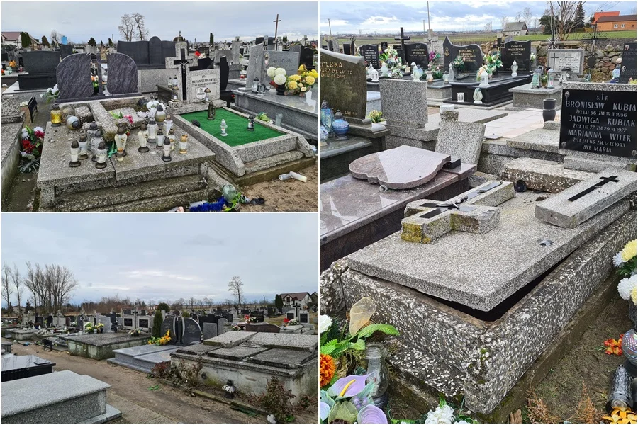 Kolejny cmentarz w powiecie zdewastowany przez wichurę. Czy mieszkańcy mogą liczyć na odszkodowanie? [ZDJĘCIA] - Zdjęcie główne