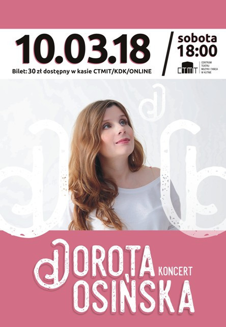 Koncert Doroty Osińskiej w CTMiT - Zdjęcie główne