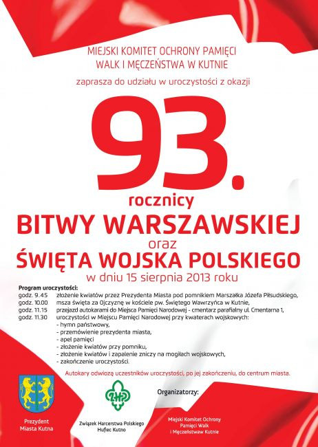 93. rocznica Bitwy Warszawskiej oraz Święto Wojska Polskiego - Zdjęcie główne