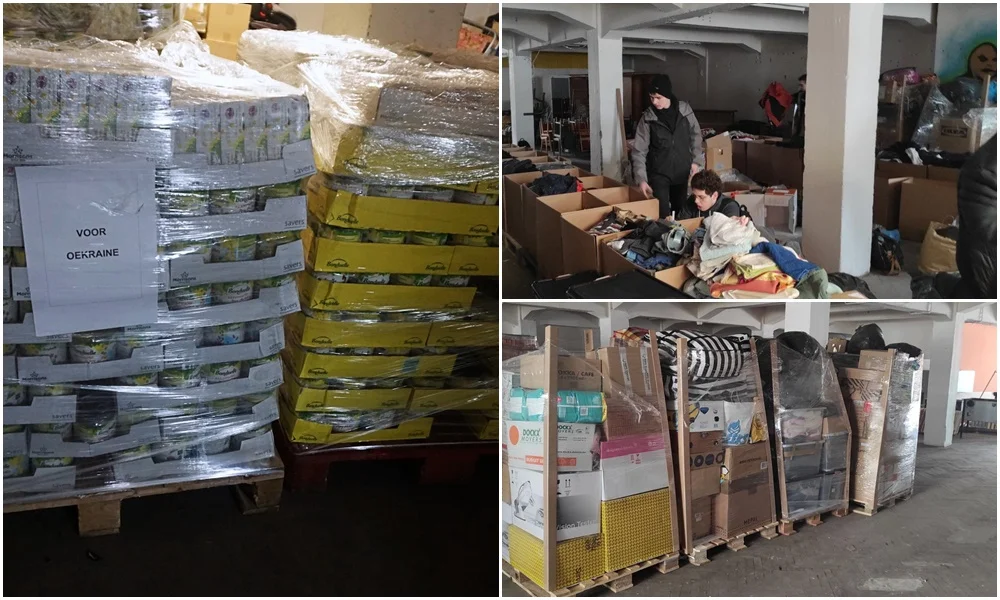 Miejski magazyn z pomocą dla uchodźców wypełniony po brzegi. Które kutnowskie firmy przekazały dary? [FOTO] - Zdjęcie główne
