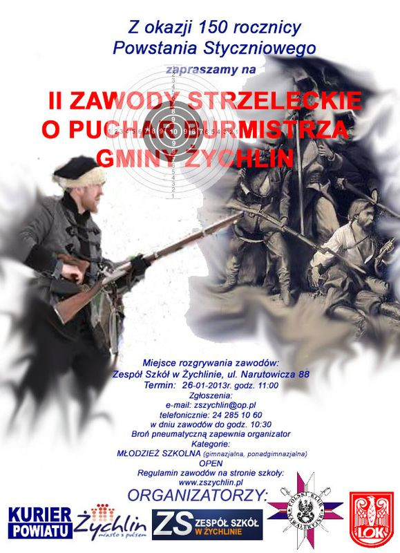 II zawody strzeleckie o puchar burmistrza Gminy Żychlin - Zdjęcie główne