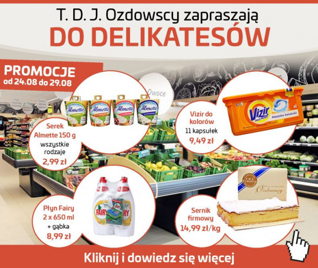 T.D.J. Ozdowscy zapraszają do delikatesów! - Zdjęcie główne
