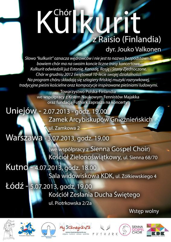 Występ fińskiego chóru "Kulkurit" - Zdjęcie główne