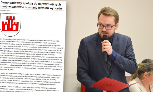 Burmistrz Żychlina również przeciwny wyborom prezydenckim. Wystosował apel do mieszkańców - Zdjęcie główne